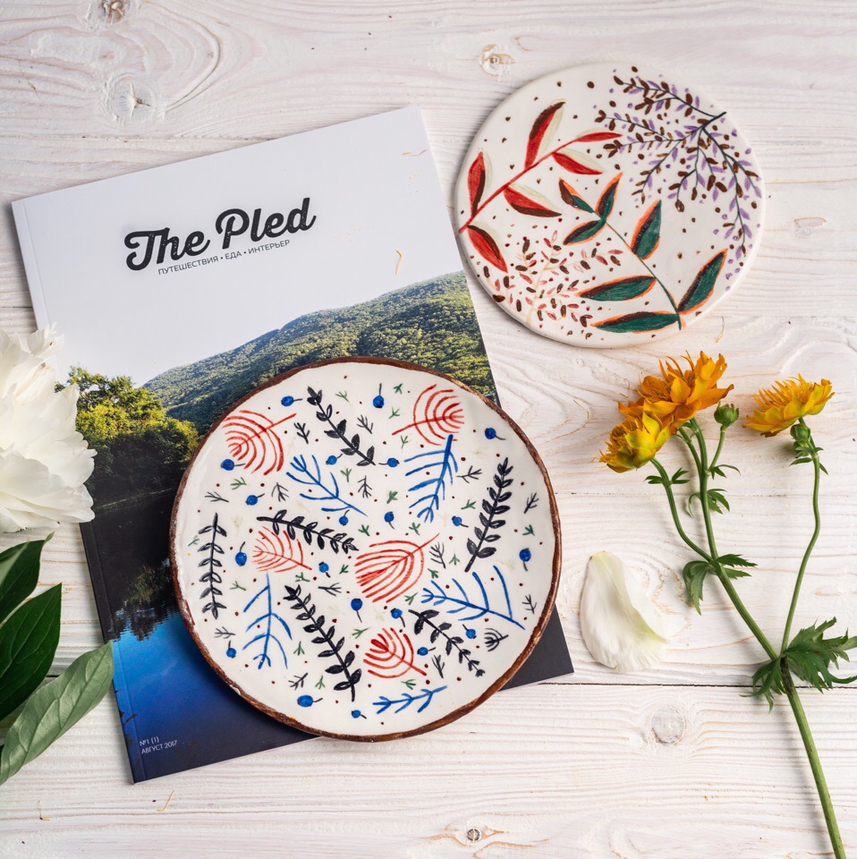 Роспись тарелок фото 2