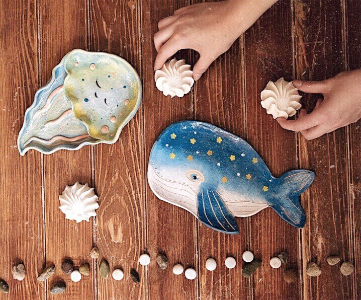 Тарелочка кит KIDS фото 5