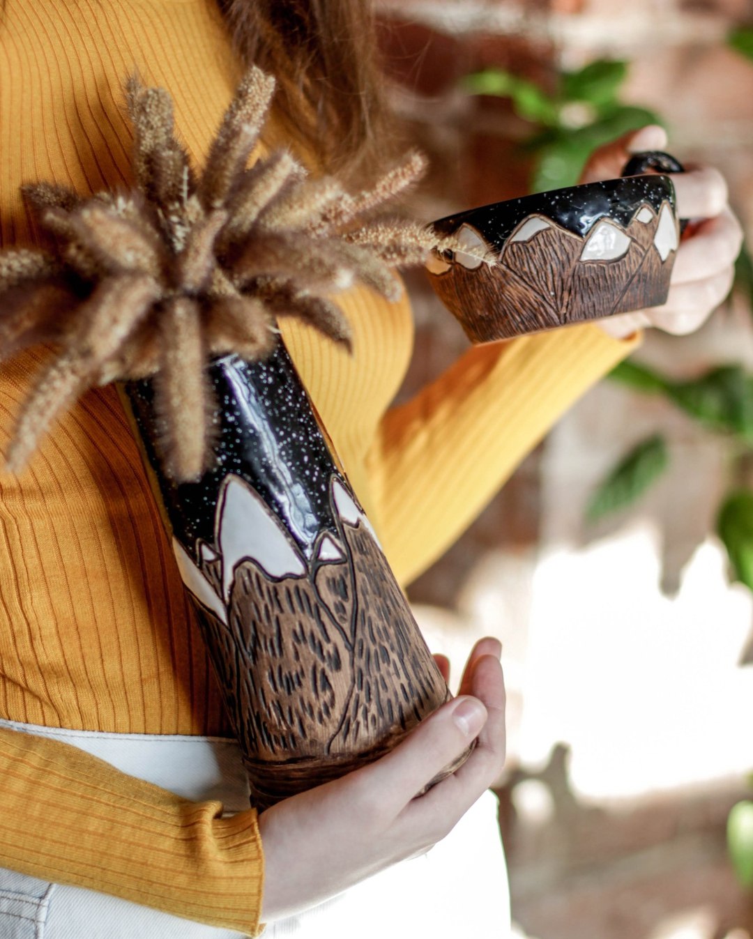 Ручная ваза Горы фото 2