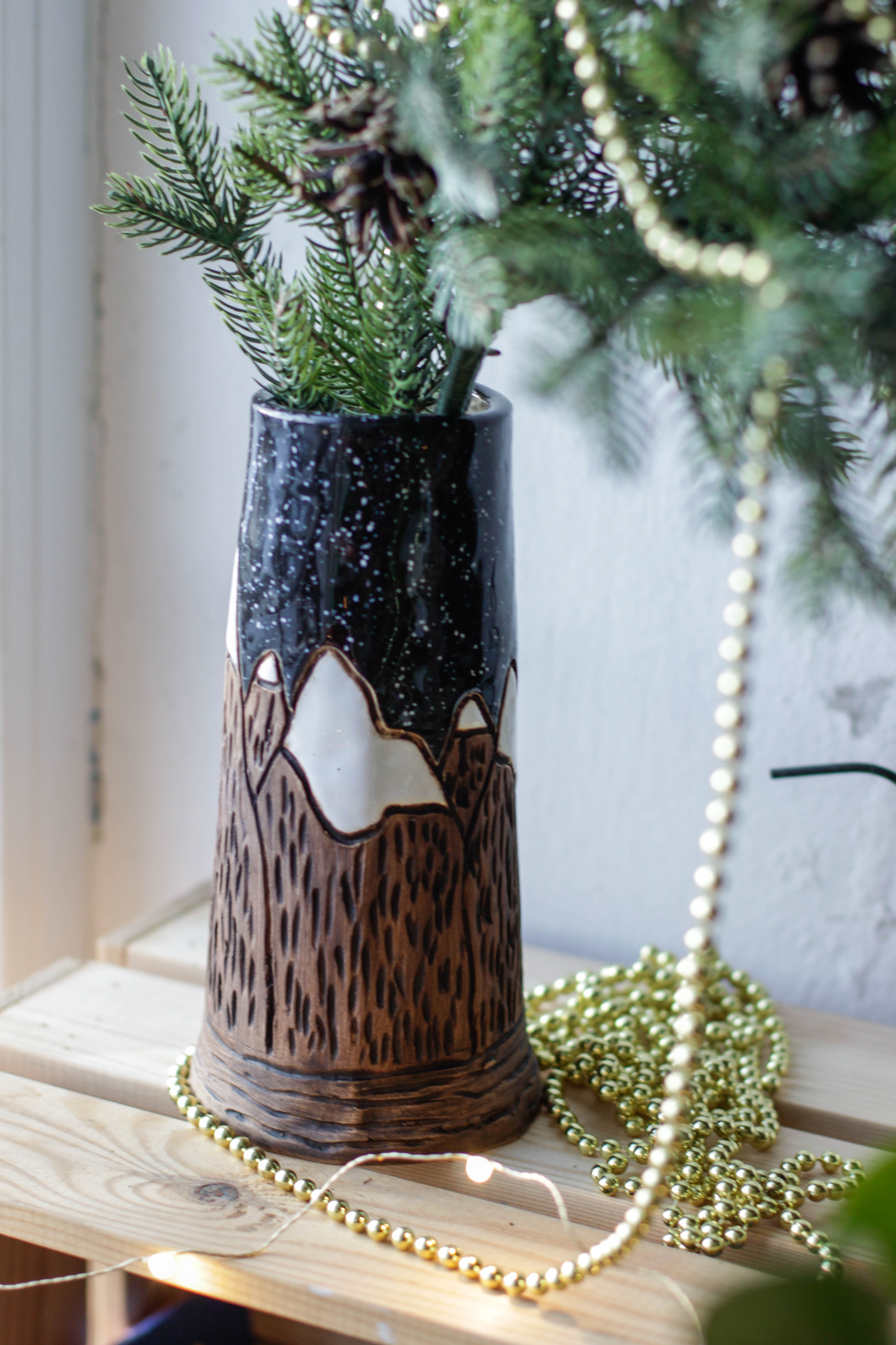 Ручная ваза Горы фото 3