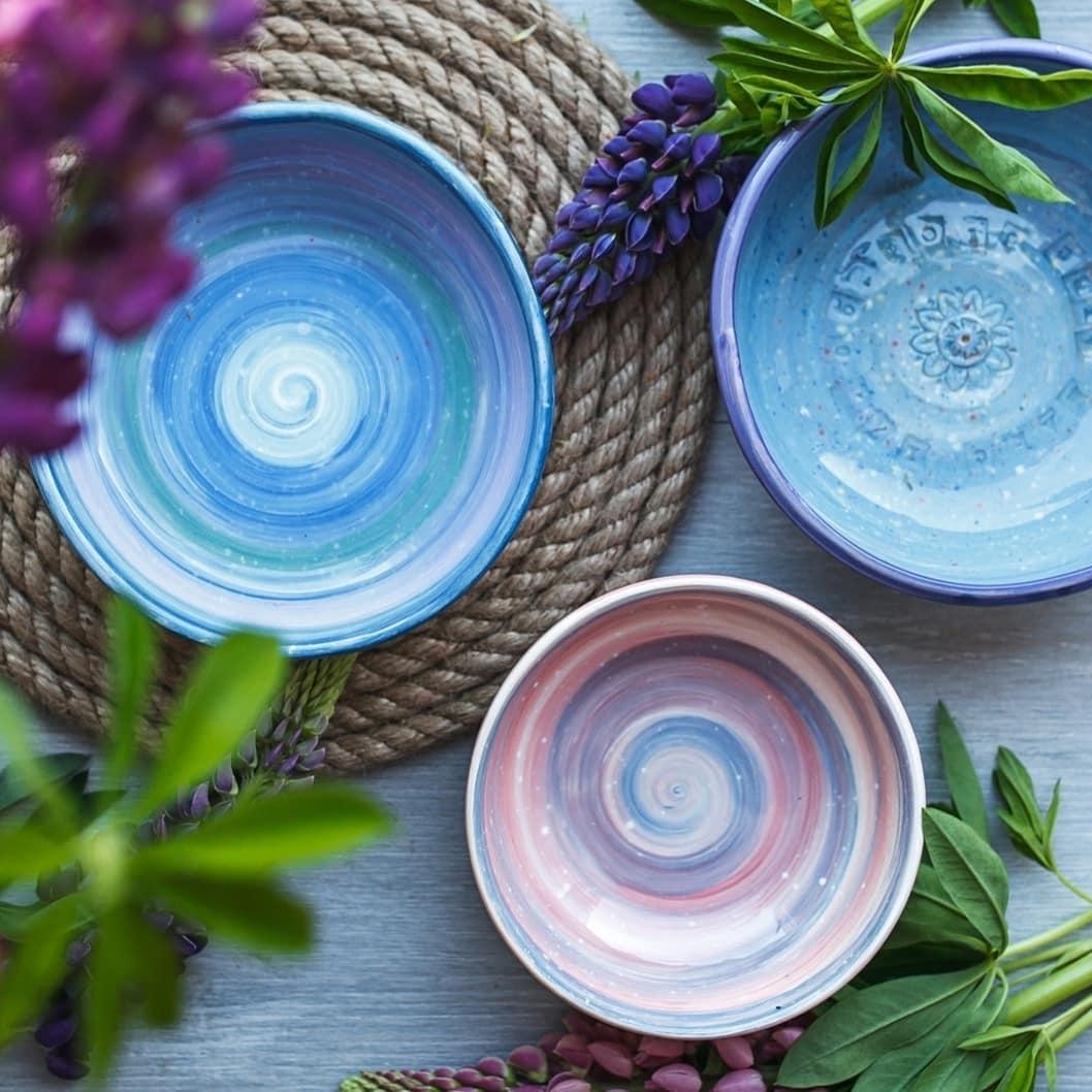 Миска с ангобом 14+ фото 3