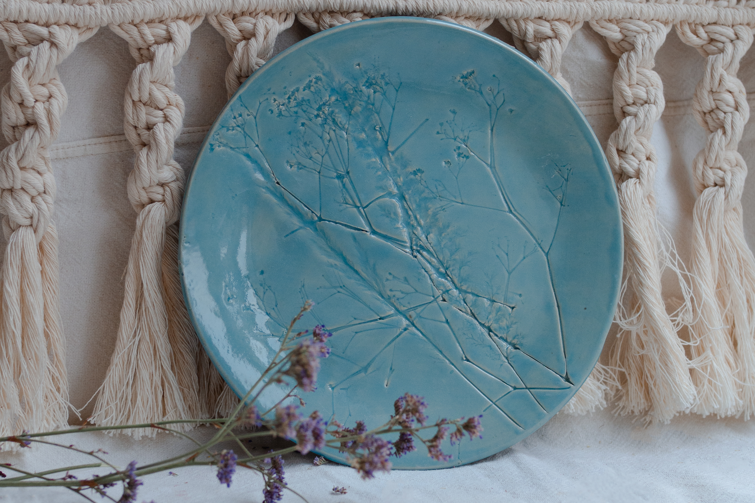 Тарелки с отпечатками фото 2