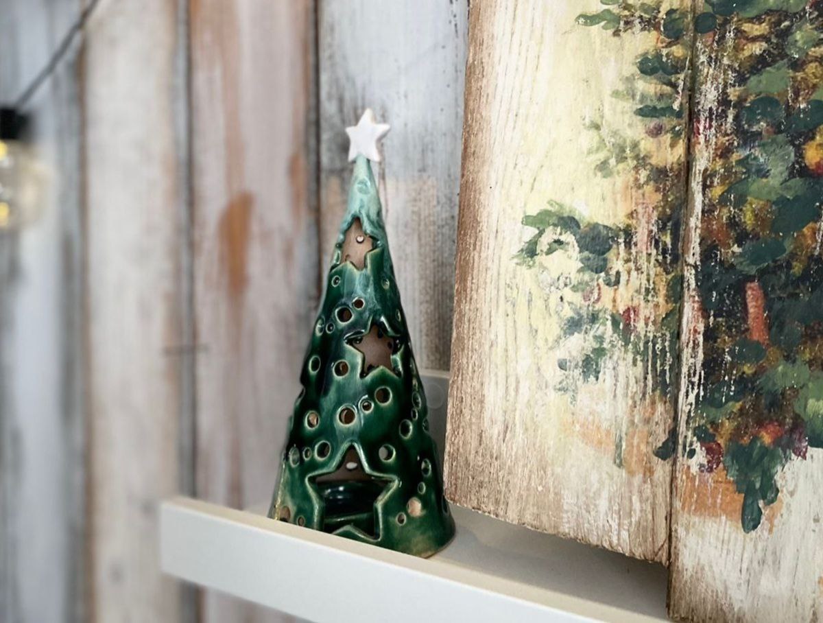 Новогодний подсвечник 14+ фото 4
