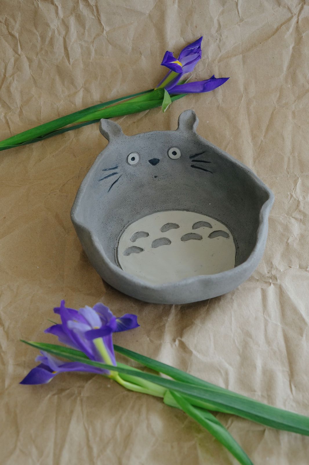 Миска-Тотторо, Семейный, лепка фото 1