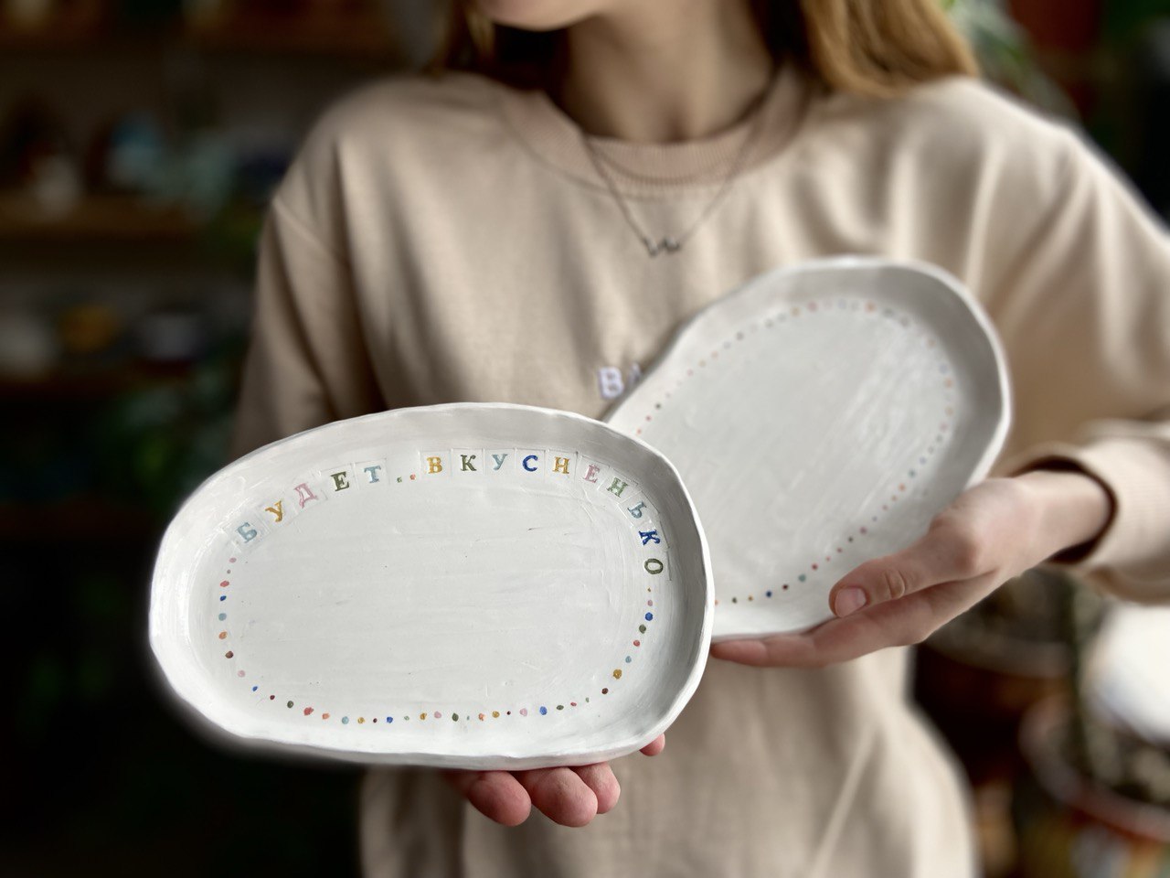 Тарелки с посланием, 2шт фото 3