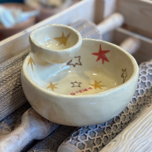 Пиала для пельменей за гончарным кругом